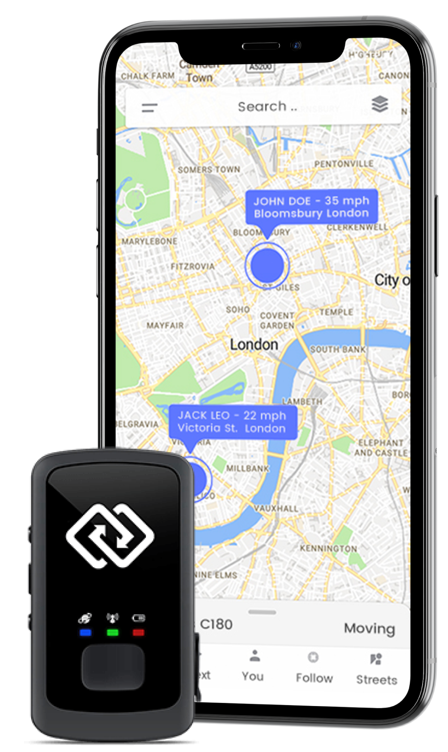 Smartphone GPS Tracking App and Spytrack GPS Tracking Device